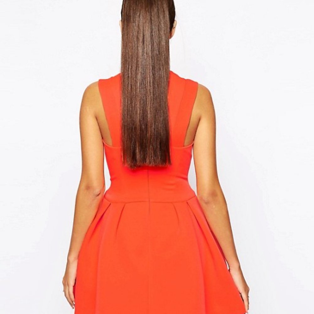 AQAQ | Candice Mini Dress w/full vol skirt | Black - Picture 5 of 14